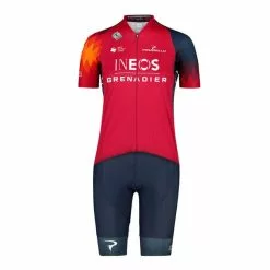 Bioracer Completo Team Ineos Grenadiers 2023 Icon Rosso Blu Donna