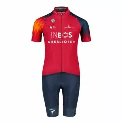 Bioracer Completo Team Ineos Grenadiers 2023 Icon Rosso Blu Bambini