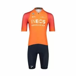 Bioracer Completo Team Ineos Grenadiers 2022 Icon Arancione Blu