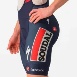 Castelli Salopette Soudal Quick-Step 2023 Competizione Blu -Negozio online Maglie ciclismo Italia ca 4233181 424 006