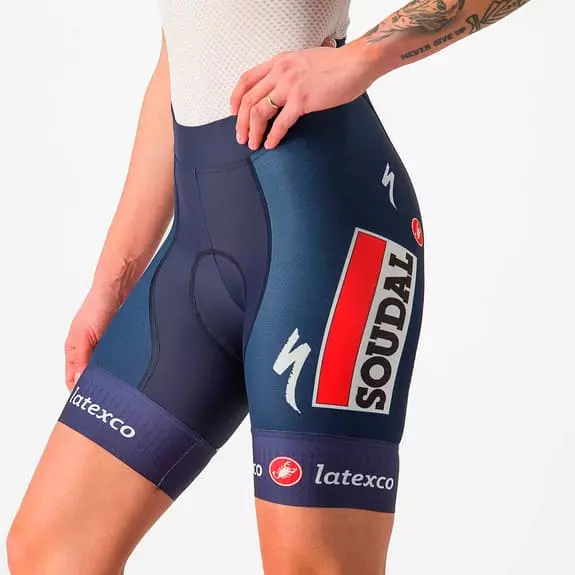Castelli Pantaloncini Soudal Quick-Step 2023 Competizione Blu Donna 4 Castelli Pantaloncini Soudal Quick-Step 2023 Competizione Blu Donna - immagine 4