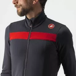 Maglia Castelli Puro 3 Manica Lunga Grigio Scuro Rosso Riflettente 9 Maglia Castelli Puro 3 Manica Lunga Grigio Scuro Rosso Riflettente -Negozio online Maglie ciclismo Italia ca 4518511 030 004