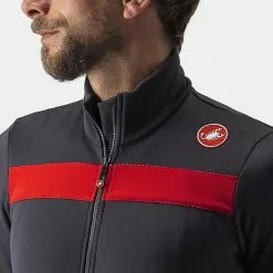 Maglia Castelli Puro 3 Manica Lunga Grigio Scuro Rosso Riflettente 10 Maglia Castelli Puro 3 Manica Lunga Grigio Scuro Rosso Riflettente -Negozio online Maglie ciclismo Italia ca 4518511 030 005