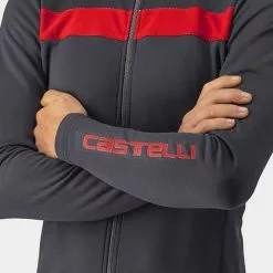 Maglia Castelli Puro 3 Manica Lunga Grigio Scuro Rosso Riflettente 11 Maglia Castelli Puro 3 Manica Lunga Grigio Scuro Rosso Riflettente -Negozio online Maglie ciclismo Italia ca 4518511 030 006
