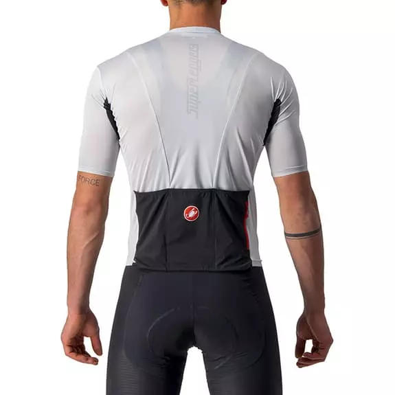 Completo Castelli Superleggera 2 Rosso Corsa Argento Nero 3 Completo Castelli Superleggera 2 Rosso Corsa Argento Nero - immagine 3