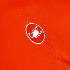 Maglia Castelli Entrata V Manica Corta Rosso Aranciato -Negozio online Maglie ciclismo Italia ca 4520019 656 005