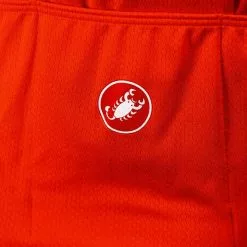 Maglia Castelli Entrata V Manica Corta Rosso Aranciato -Negozio online Maglie ciclismo Italia ca 4520019 656 006