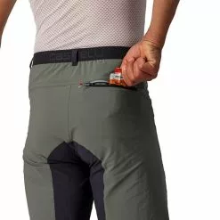 Pantaloni Corti Castelli Unlimited Senza Fondello Grigio-bruno -Negozio online Maglie ciclismo Italia ca 4520027 089 004