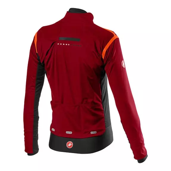 Completo Castelli Alpha RoS 2 Rosso Corsa GORE-TEX INFINIUM™ Nano Flex Pro 2 Granata Nero 3 Completo Castelli Alpha RoS 2 Rosso Corsa GORE-TEX INFINIUM™ Nano Flex Pro 2 Granata Nero - immagine 3