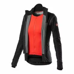 Completo Castelli Alpha RoS 2 Rosso Corsa GORE-TEX INFINIUM™ Sorpasso RoS Nero Donna -Negozio online Maglie ciclismo Italia ca 4520553 085 003