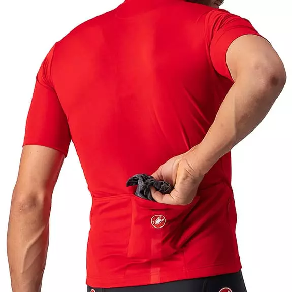 Maglia Castelli Classifica Manica Corta Rosso 3 Maglia Castelli Classifica Manica Corta Rosso - immagine 3
