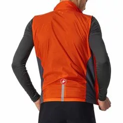 Completo Castelli Squadra Stretch Entrata Thermal Rosso Aranciato Grigio Nero -Negozio online Maglie ciclismo Italia ca 4521512 656 003