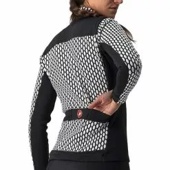 Maglia Castelli Sfida 2 Manica Lunga Nero Bianco Donna -Negozio online Maglie ciclismo Italia ca 4521530 101 003