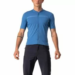 Maglia Castelli Unlimited Allroad Manica Corta Blu