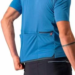 Maglia Castelli Unlimited Allroad Manica Corta Blu -Negozio online Maglie ciclismo Italia ca 4522006 417 004