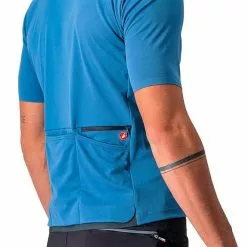 Maglia Castelli Unlimited Allroad Manica Corta Blu -Negozio online Maglie ciclismo Italia ca 4522006 417 006