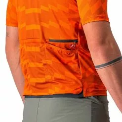 Maglia Castelli Unlimited Sterrato Manica Corta Arancione -Negozio online Maglie ciclismo Italia ca 4522007 613 003
