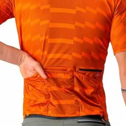 Maglia Castelli Unlimited Sterrato Manica Corta Arancione -Negozio online Maglie ciclismo Italia ca 4522007 613 004