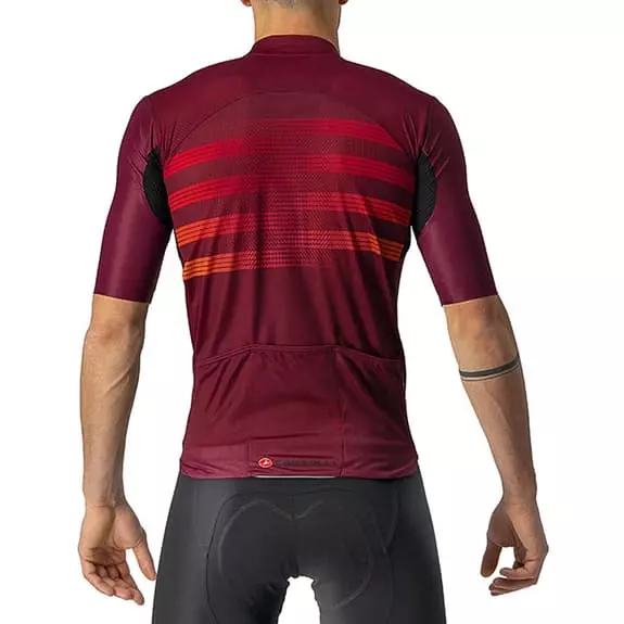 Completo Castelli Endurance Pro Rosso Scuro Arancione Rosso Nero 3 Completo Castelli Endurance Pro Rosso Scuro Arancione Rosso Nero - immagine 3