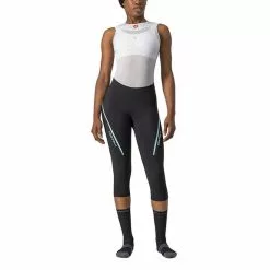 Calzamaglia 3/4 Castelli Velocissima 3 Nero Blu Celeste Donna