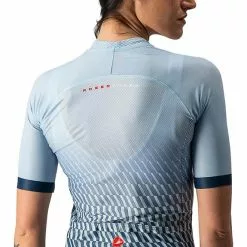 Maglia Castelli Climber's 2.0 Rosso Corsa Manica Corta Azzurro Blu Scuro Donna -Negozio online Maglie ciclismo Italia ca 4522058 487 004