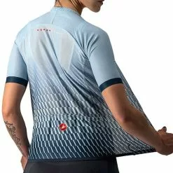 Maglia Castelli Climber's 2.0 Rosso Corsa Manica Corta Azzurro Blu Scuro Donna -Negozio online Maglie ciclismo Italia ca 4522058 487 006