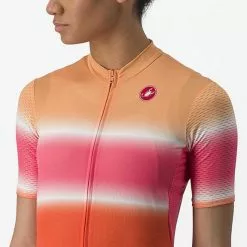 Maglia Castelli Dolce Manica Corta Rosso Ibisco Arancio Donna 10 Maglia Castelli Dolce Manica Corta Rosso Ibisco Arancio Donna -Negozio online Maglie ciclismo Italia ca 4522060 866 005