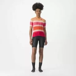 Maglia Castelli Dolce Manica Corta Rosso Ibisco Arancio Donna 11 Maglia Castelli Dolce Manica Corta Rosso Ibisco Arancio Donna -Negozio online Maglie ciclismo Italia ca 4522060 866 006