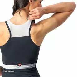 Maglia Castelli Solaris Spalline Nero Bianco Donna -Negozio online Maglie ciclismo Italia ca 4522062 085 004