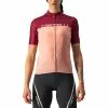 Maglia Castelli Velocissima Manica Corta Rosa Chiaro Viola Donna