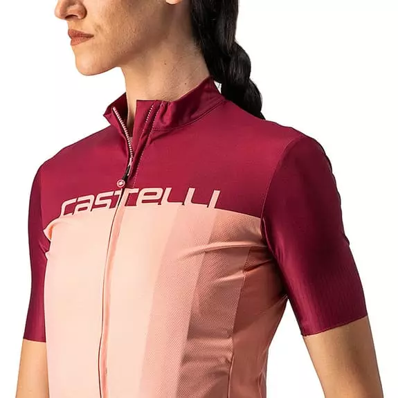 Maglia Castelli Velocissima Manica Corta Rosa Chiaro Viola Donna 6 Maglia Castelli Velocissima Manica Corta Rosa Chiaro Viola Donna - immagine 6