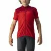 Maglia Castelli Neo Prologo Manica Corta Rosso Bambini