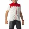 Maglia Castelli Neo Prologo Manica Corta Bianco Rosso Bambini