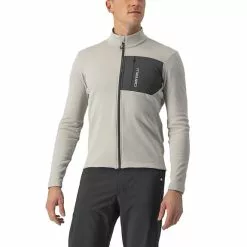 Maglia Castelli Unlimited Trail Manica Lunga Grigio Chiaro Grigio Scuro