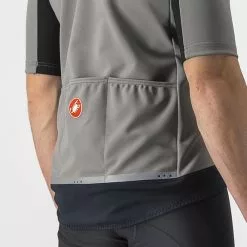 Maglia Castelli Gabba RoS 2 Rosso Corsa GORE-TEX INFINIUM™ Manica Corta Grigio -Negozio online Maglie ciclismo Italia ca 4522512 064 004