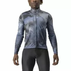 Maglia Castelli Ventaglio Manica Lunga Blu Celeste