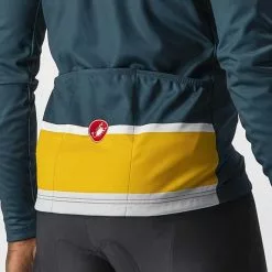 Maglia Castelli Passista Manica Lunga Turchese Oro 8 Maglia Castelli Passista Manica Lunga Turchese Oro -Negozio online Maglie ciclismo Italia ca 4522522 323 003
