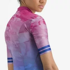 Maglia Castelli Marmo Manica Corta Lilla Blu Donna -Negozio online Maglie ciclismo Italia ca 4523039 548 003