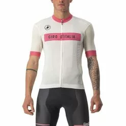 Castelli Maglia Giro D'Italia 2022 Fuori Manica Corta Bianco