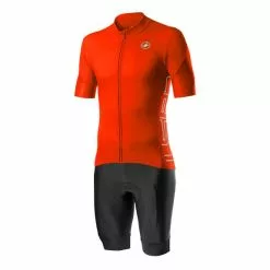 Completo Castelli Entrata V Entrata Rosso Nero