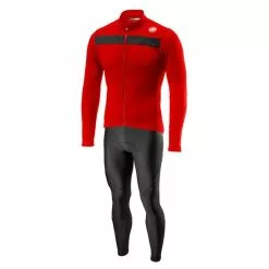 Completo Castelli Puro 3 Entrata Rosso Nero