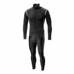 Completo Castelli Perfetto RoS GORE-TEX INFINIUM™ Rosso Corsa Sorpasso RoS Nero Grigio