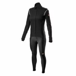 Completo Castelli Alpha RoS 2 Rosso Corsa GORE-TEX INFINIUM™ Sorpasso RoS Nero Donna