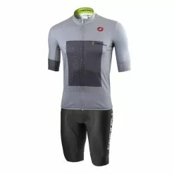 Completo Castelli Squadra Squared Limited Edition Grigio Verde Nero
