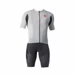 Completo Castelli Superleggera 2 Rosso Corsa Argento Nero