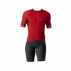 Completo Castelli Entrata VI Rosso Lilla Bianco Nero