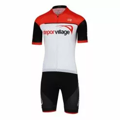Completo Deporvillage Brand Bianco Rosso