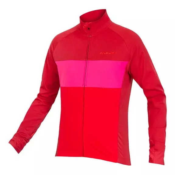 Maglia Endura FS260 Pro Jetstream II Manica Lunga Rosso Rosa 1 Maglia Endura FS260 Pro Jetstream II Manica Lunga Rosso Rosa