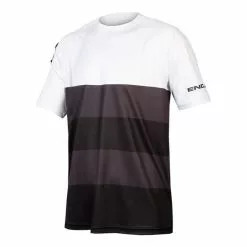 Maglia Endura SingleTrack Core T Manica Corta Nero Bianco