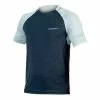 Maglia Endura SingleTrack Manica Corta Blu